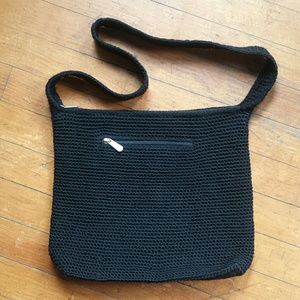Black "The Sak" Crochet Bag